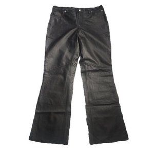 Harley Davidson Women's Leather Pants Black 12